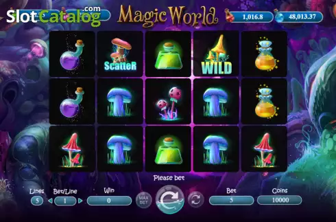 Οθόνη2. Magic World (BetConstruct) Κουλοχέρης
