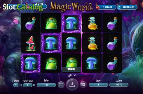 Οθόνη4. Magic World (BetConstruct) Κουλοχέρης