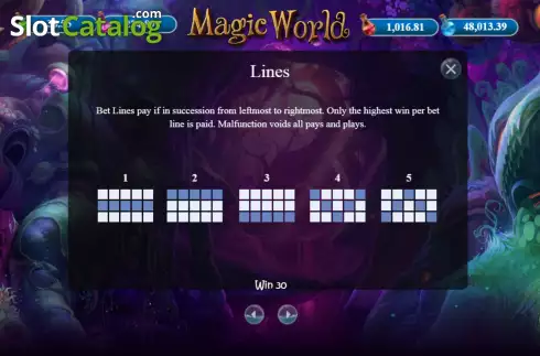 Οθόνη9. Magic World (BetConstruct) Κουλοχέρης