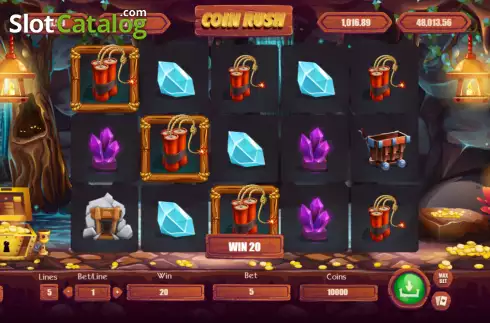 Οθόνη3. Coin Rush (BetConstruct) Κουλοχέρης