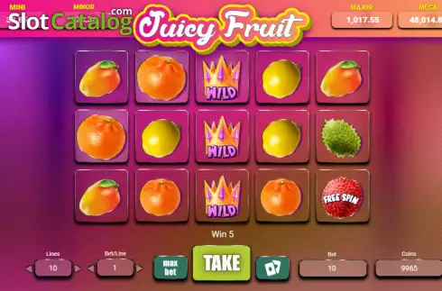 Οθόνη3. Juicy Fruit Κουλοχέρης 