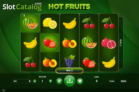 Οθόνη4. Hot Fruits (BetConstruct) Κουλοχέρης
