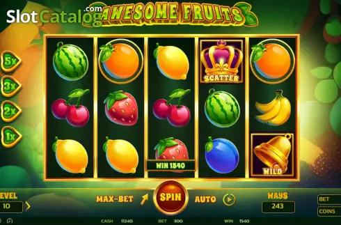 Οθόνη2. Awesome Fruits Κουλοχέρης 