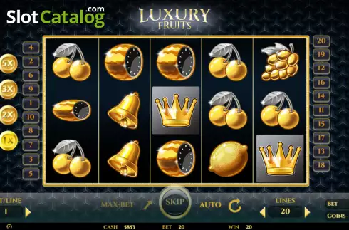Οθόνη3. Luxury Fruits (BetConstruct) Κουλοχέρης 