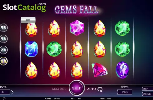 Οθόνη3. Gems Fall Κουλοχέρης