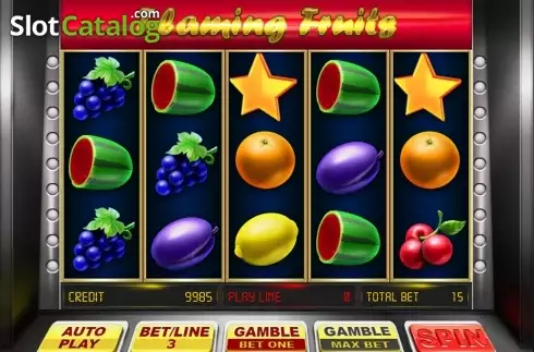 Οθόνη2. Flaming Fruits (BetConstruct) Κουλοχέρης