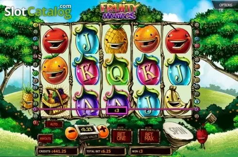 Οθόνη3. Fruity Maniacs Κουλοχέρης