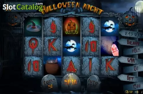 Οθόνη2. Halloween Night (BetConstruct) Κουλοχέρης