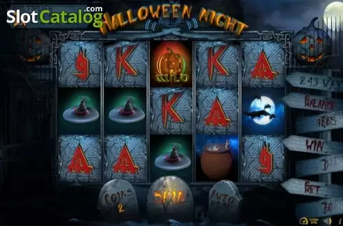 Οθόνη3. Halloween Night (BetConstruct) Κουλοχέρης