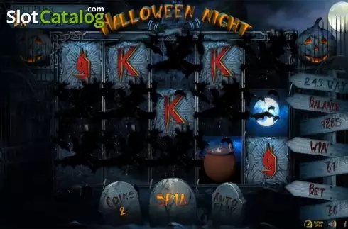 Οθόνη4. Halloween Night (BetConstruct) Κουλοχέρης