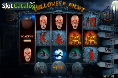 Οθόνη5. Halloween Night (BetConstruct) Κουλοχέρης