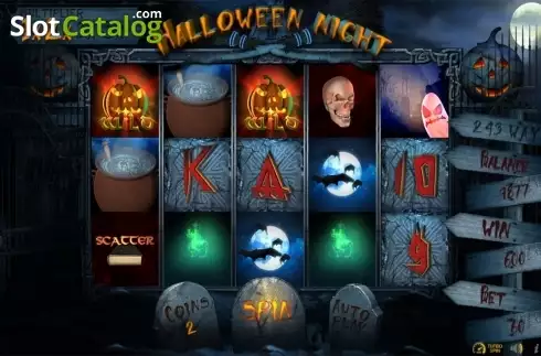 Οθόνη6. Halloween Night (BetConstruct) Κουλοχέρης