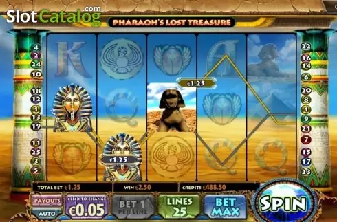 Οθόνη4. Pharaohs Lost Treasure Κουλοχέρης