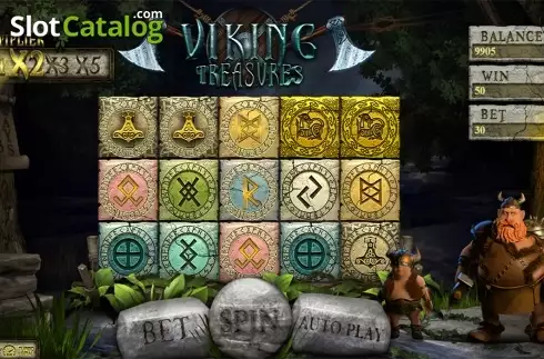 Οθόνη5. Viking Treasures (BetConstruct) Κουλοχέρης