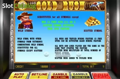 Οθόνη7. Gold Rush (BetConstruct) Κουλοχέρης