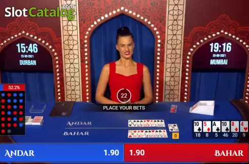 Οθόνη3. Andar Bahar (BetGames) Κουλοχέρης