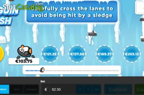 Οθόνη4. Penguin Rush Κουλοχέρης 