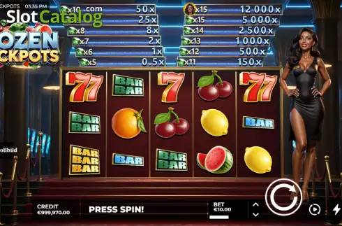 Οθόνη2. Dozen Jackpots Κουλοχέρης 