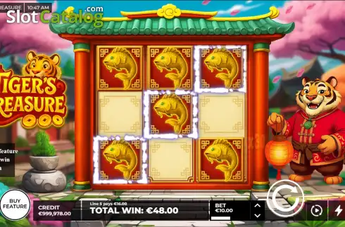 Οθόνη3. Tigers Treasure Κουλοχέρης