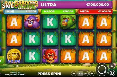 Οθόνη2. Bad Baboons Deluxe Κουλοχέρης 
