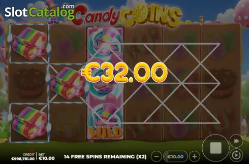 Οθόνη3. Candy Coins (BetGames) Κουλοχέρης