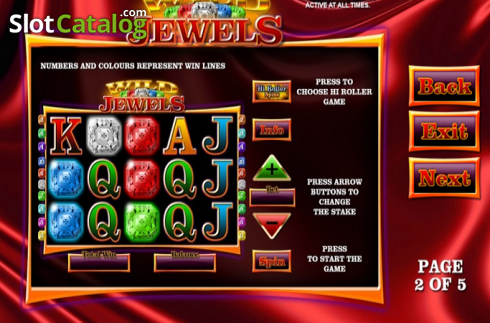 Οθόνη4. Wild Jewels Κουλοχέρης