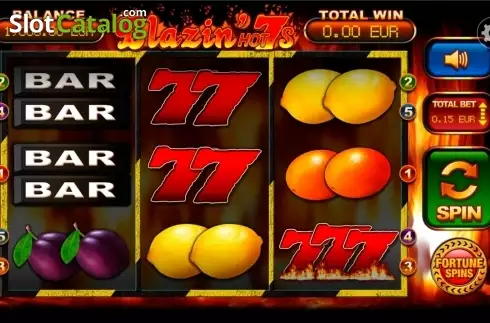 Οθόνη6. Blazin' Hot 7s Κουλοχέρης