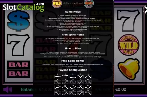 Πίνακας πληρωμών 3. Reels of Fortune - Triple Pay Κουλοχέρης 