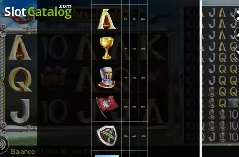 Οθόνη3. Knights of Gold Κουλοχέρης