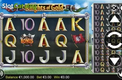 Οθόνη6. Knights of Gold Κουλοχέρης