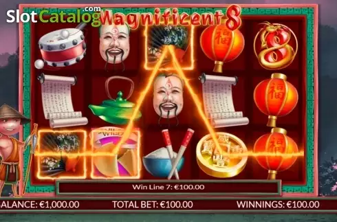 Οθόνη8. Magnificent 8 Κουλοχέρης 