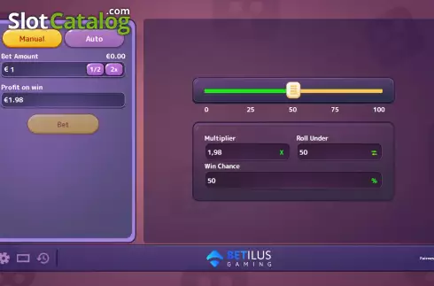 Οθόνη2. Dice (Betilus Gaming) Κουλοχέρης