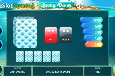 Οθόνη5. Lucky Diver Κουλοχέρης