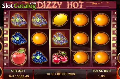Οθόνη3. Dizzy Hot Κουλοχέρης 
