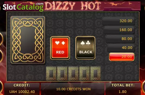 Οθόνη5. Dizzy Hot Κουλοχέρης 