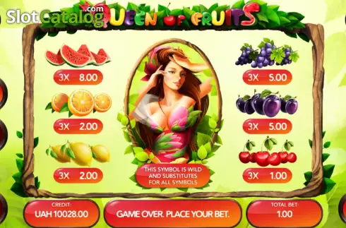 Οθόνη6. Queen of Fruits Κουλοχέρης