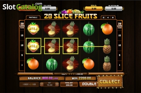 Οθόνη4. 20 Slice Fruits Κουλοχέρης