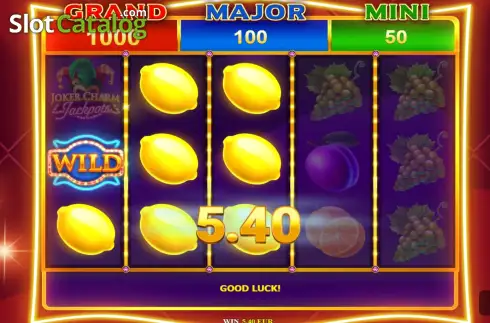 Οθόνη3. Joker Charm Jackpots Κουλοχέρης