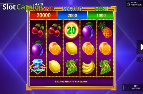 Οθόνη2. Diamond Rush Fortune Κουλοχέρης