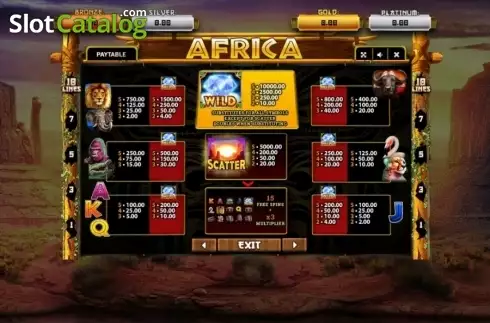 Οθόνη4. Africa (Betsense) Κουλοχέρης