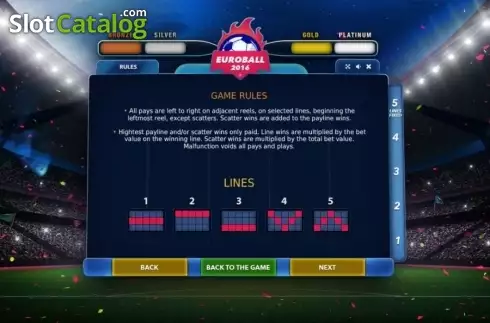 Οθόνη5. Euroball Κουλοχέρης