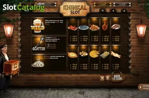 Οθόνη4. Khinkal Slot Κουλοχέρης