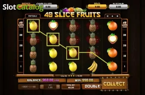 Οθόνη3. 40 Slice Fruits Κουλοχέρης