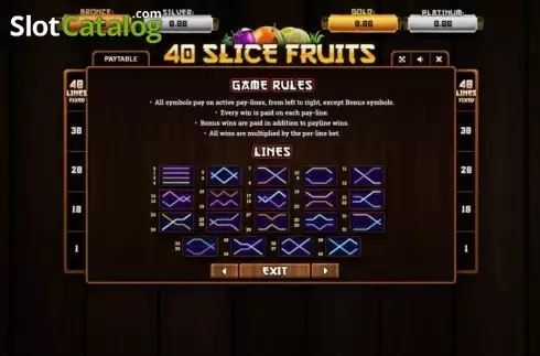 Οθόνη5. 40 Slice Fruits Κουλοχέρης