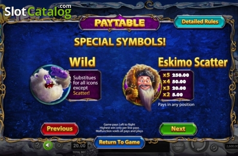 Οθόνη6. Yak Yeti and Roll Κουλοχέρης