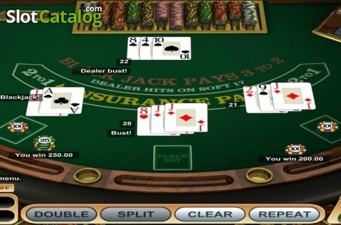 Οθόνη4. American Blackjack (Betsoft) Κουλοχέρης