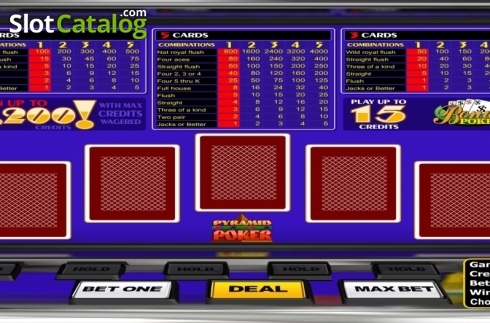 Οθόνη2. Pyramid Bonus Poker Κουλοχέρης