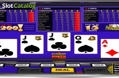 Οθόνη3. Pyramid Bonus Poker Κουλοχέρης
