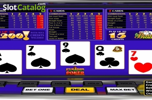 Οθόνη4. Pyramid Bonus Poker Κουλοχέρης