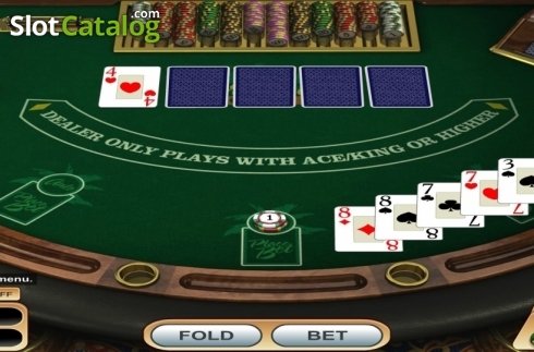 Οθόνη3. Caribbean Poker (Betsoft) Κουλοχέρης